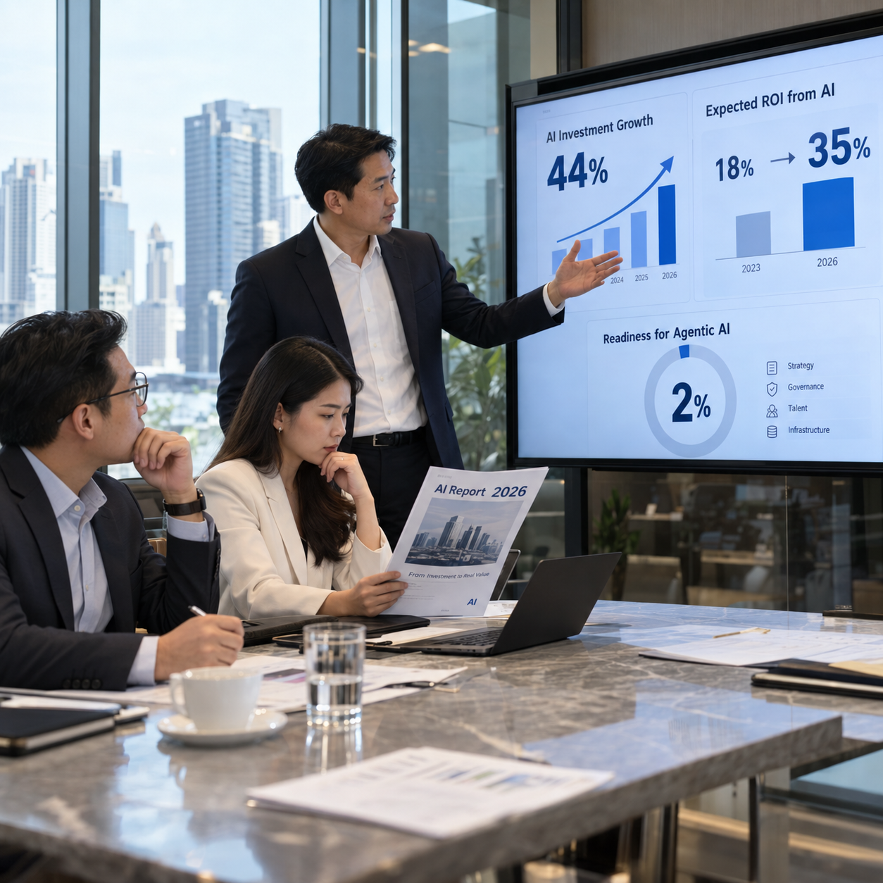 SAP เผยผลวิจัย: ธุรกิจไทยเตรียมเพิ่มงบ AI 44% คาดผลตอบแทนพุ่งเป็น 35% แต่ความพร้อมยังตามไม่ทัน